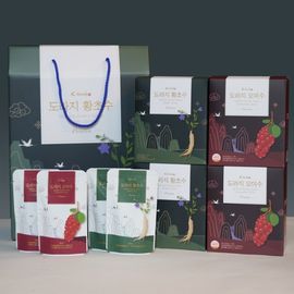 K-DORAJI Korean Doraji Honey & Schisandra Drink Gift Set – Bellflower Root Extract Wellness Beverages (80ml × 28 Packs) | Caffeine-Free, Natural Honey & Herbal Tea Drinks _ Made in KOREA